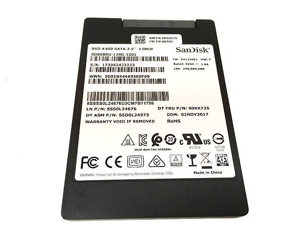 حافظه اس اس دی سن دیسک SSD SanDisk  SD8TB8U-128G 128GB